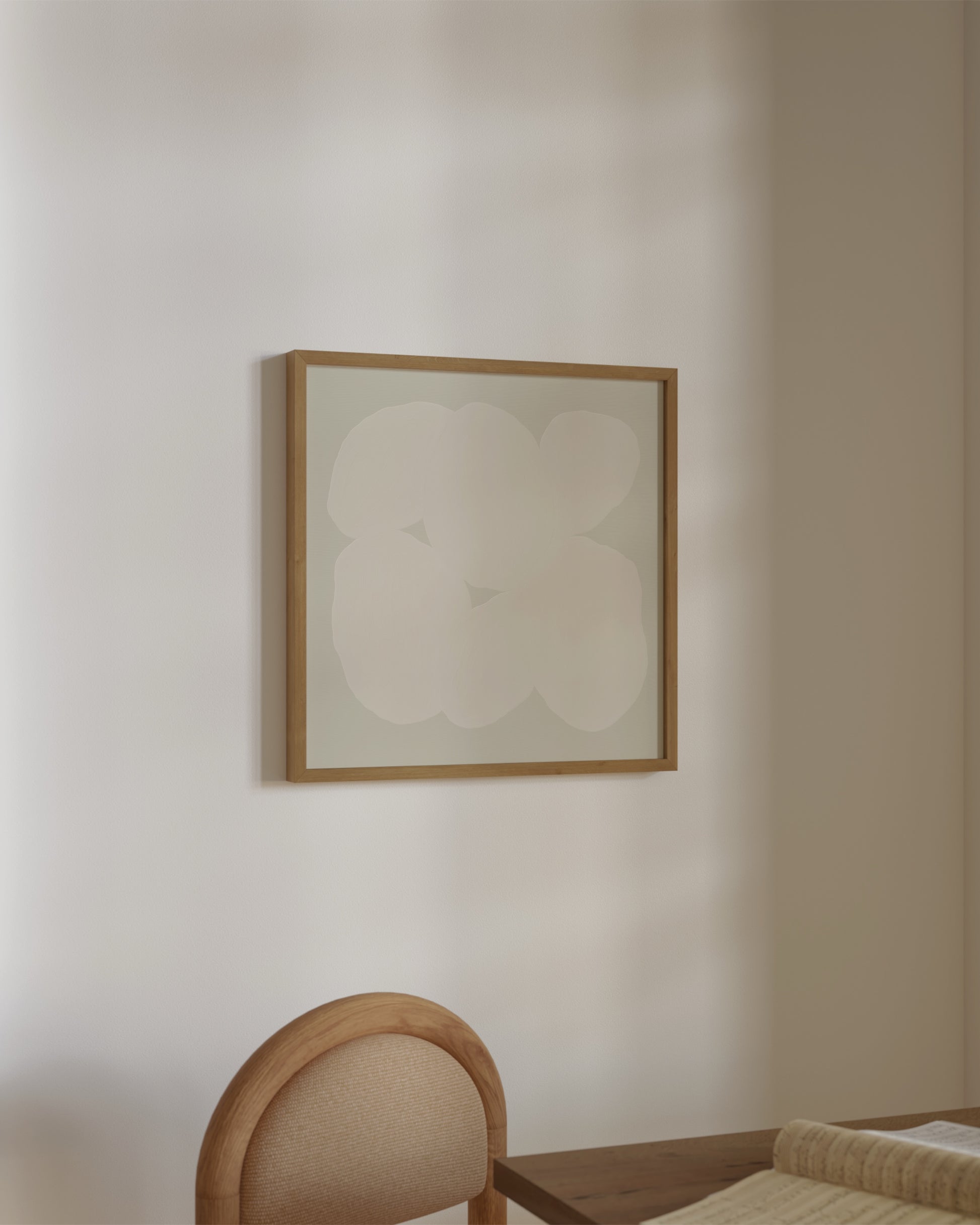 Beige Abstract Shape Print- Wall Art -Paperhus- Printable wall art - Instant downloads - DIY home decor -Paperhus