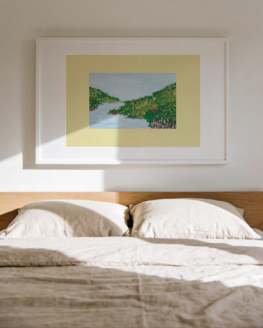 Oil Pastels. Irish Escape Print