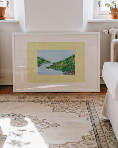 Oil Pastels. Irish Escape Print