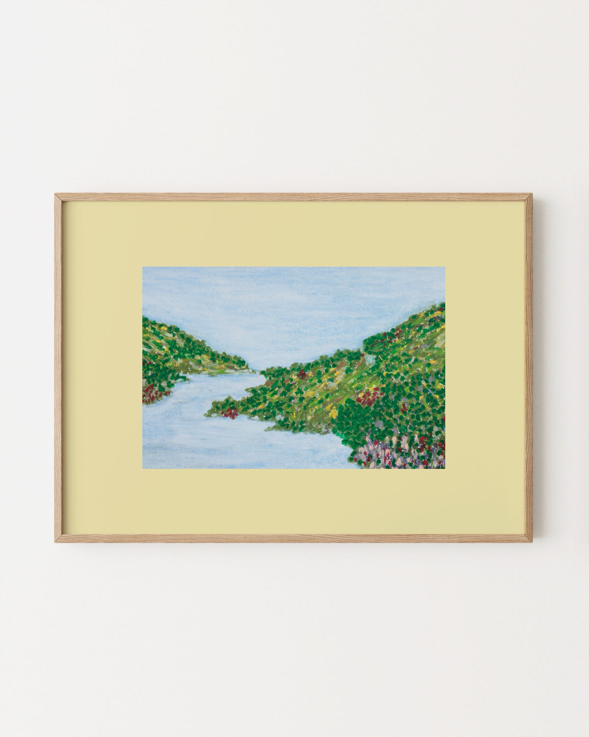 Oil Pastels. Irish Escape Print