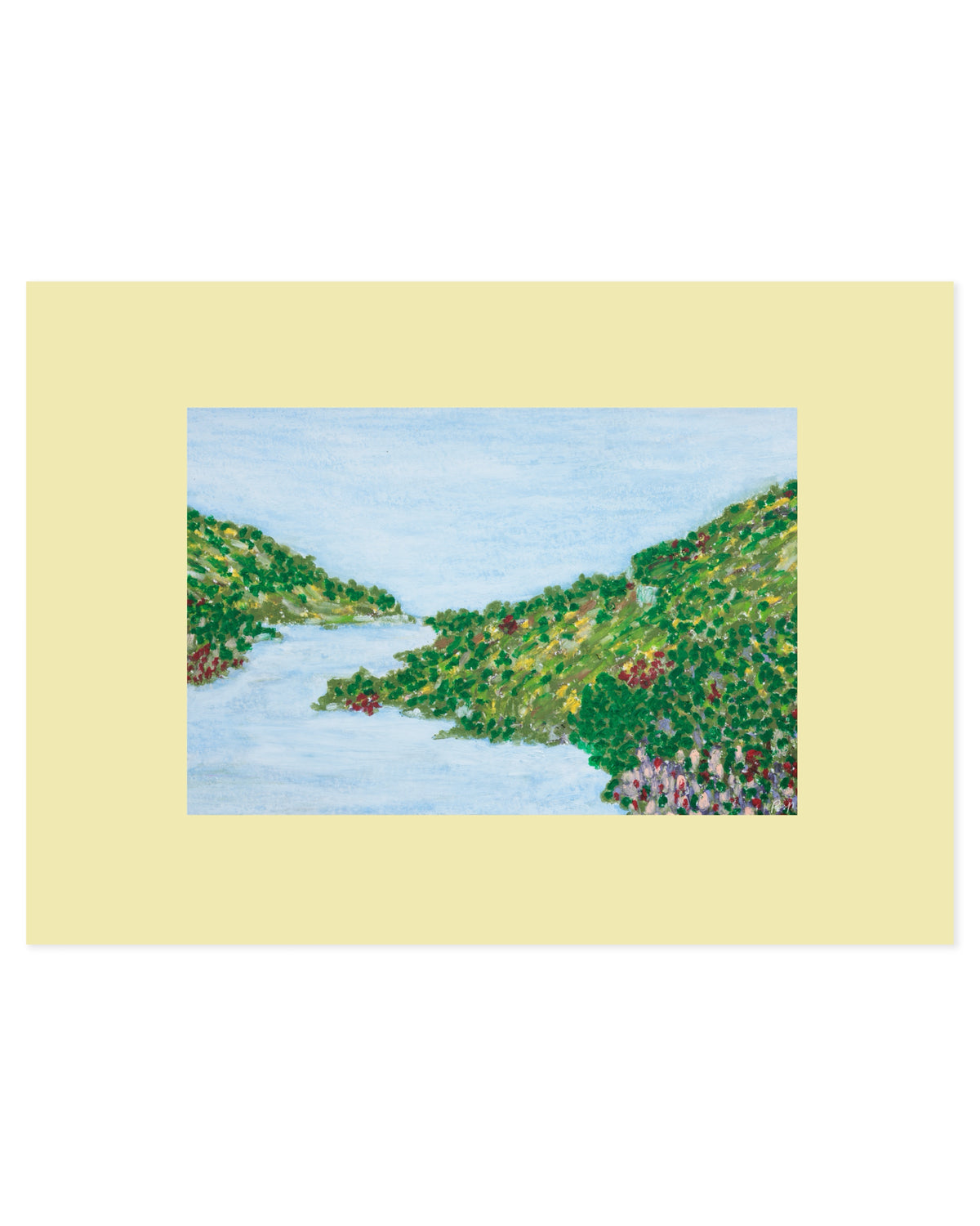 Oil Pastels. Irish Escape Print