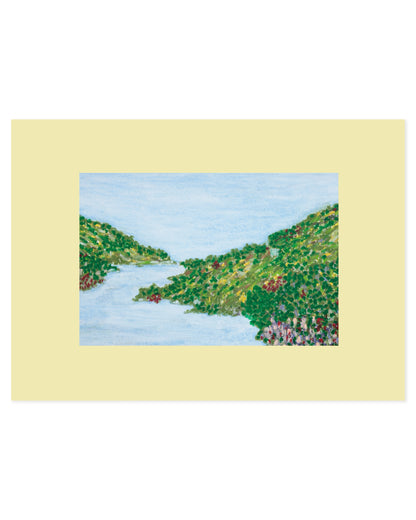 Oil Pastels. Irish Escape Print