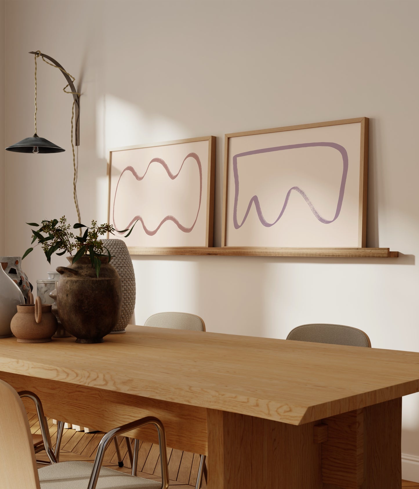 Horizontal Minimal. Set printable wall art by Paperhus