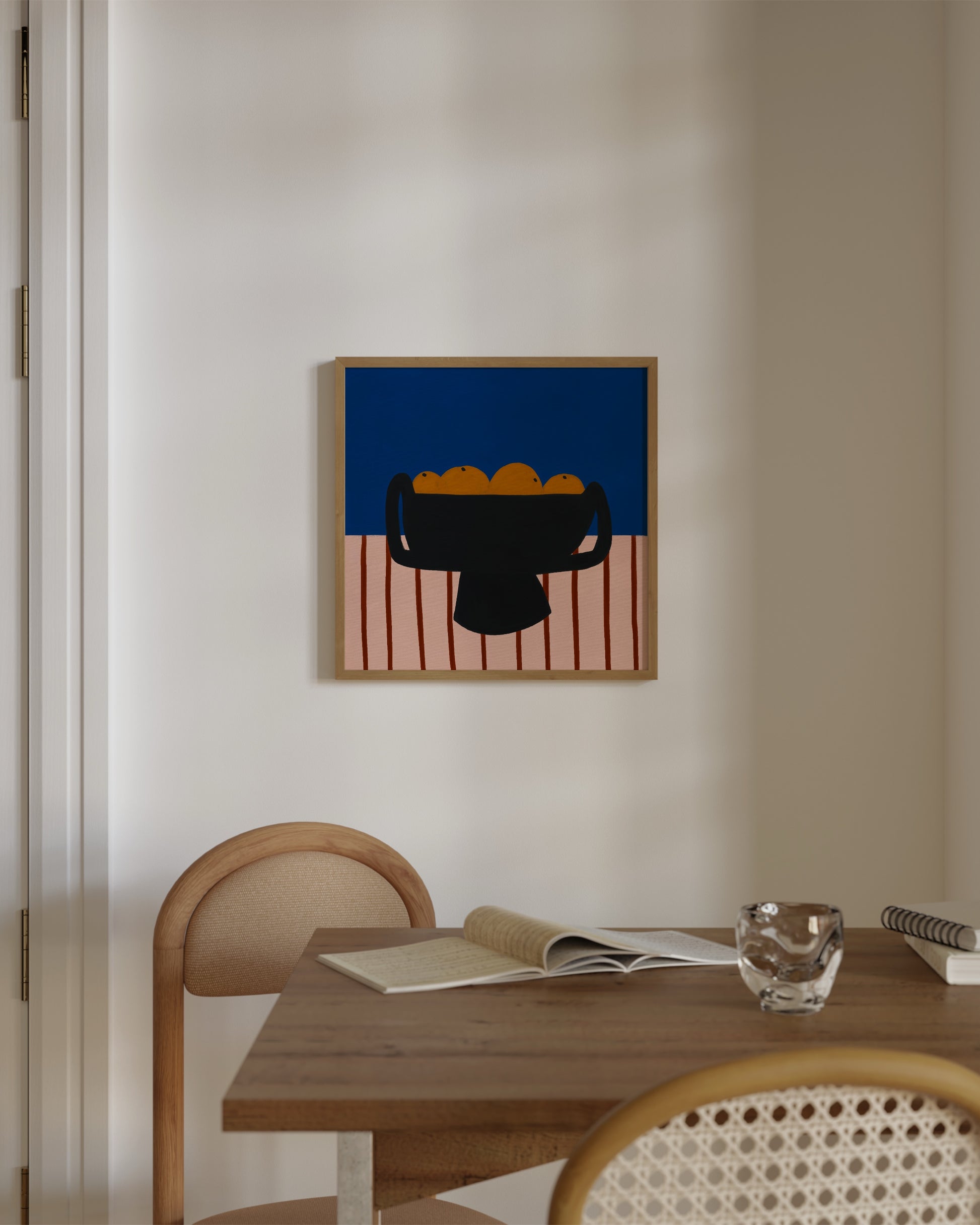Orange Fruit Bowl Print- Wall Art -Paperhus- Printable wall art - Instant downloads - DIY home decor -Paperhus