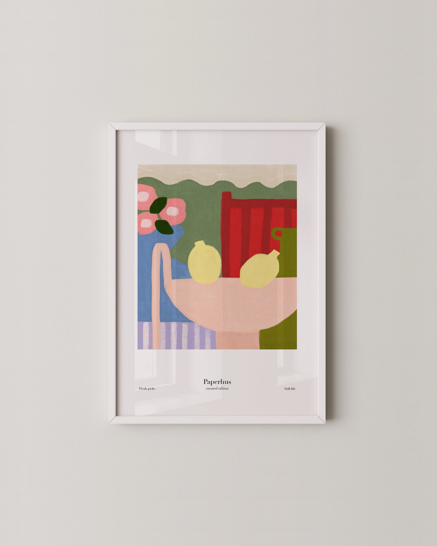 Colorful Fruit Bowl Print- Wall Art -Paperhus- Printable wall art - Instant downloads - DIY home decor -Paperhus