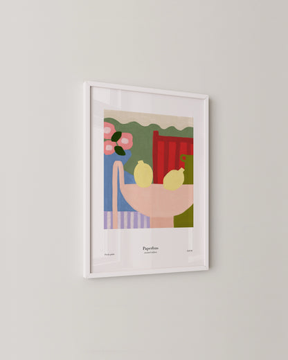 Colorful Fruit Bowl Print- Wall Art -Paperhus- Printable wall art - Instant downloads - DIY home decor -Paperhus
