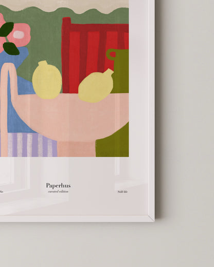 Colorful Fruit Bowl Print- Wall Art -Paperhus- Printable wall art - Instant downloads - DIY home decor -Paperhus