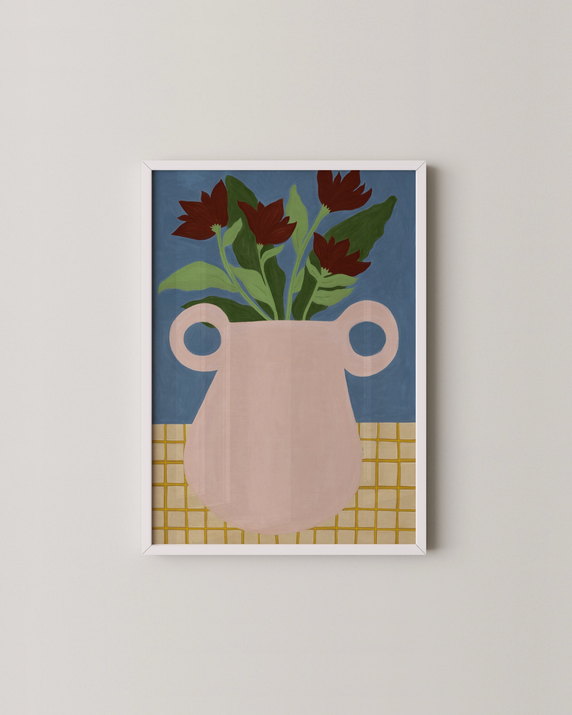 Bold Floral Vase Print- Wall Art -Paperhus- Printable wall art - Instant downloads - DIY home decor -Paperhus