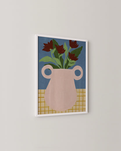 Bold Floral Vase Print- Wall Art -Paperhus- Printable wall art - Instant downloads - DIY home decor -Paperhus