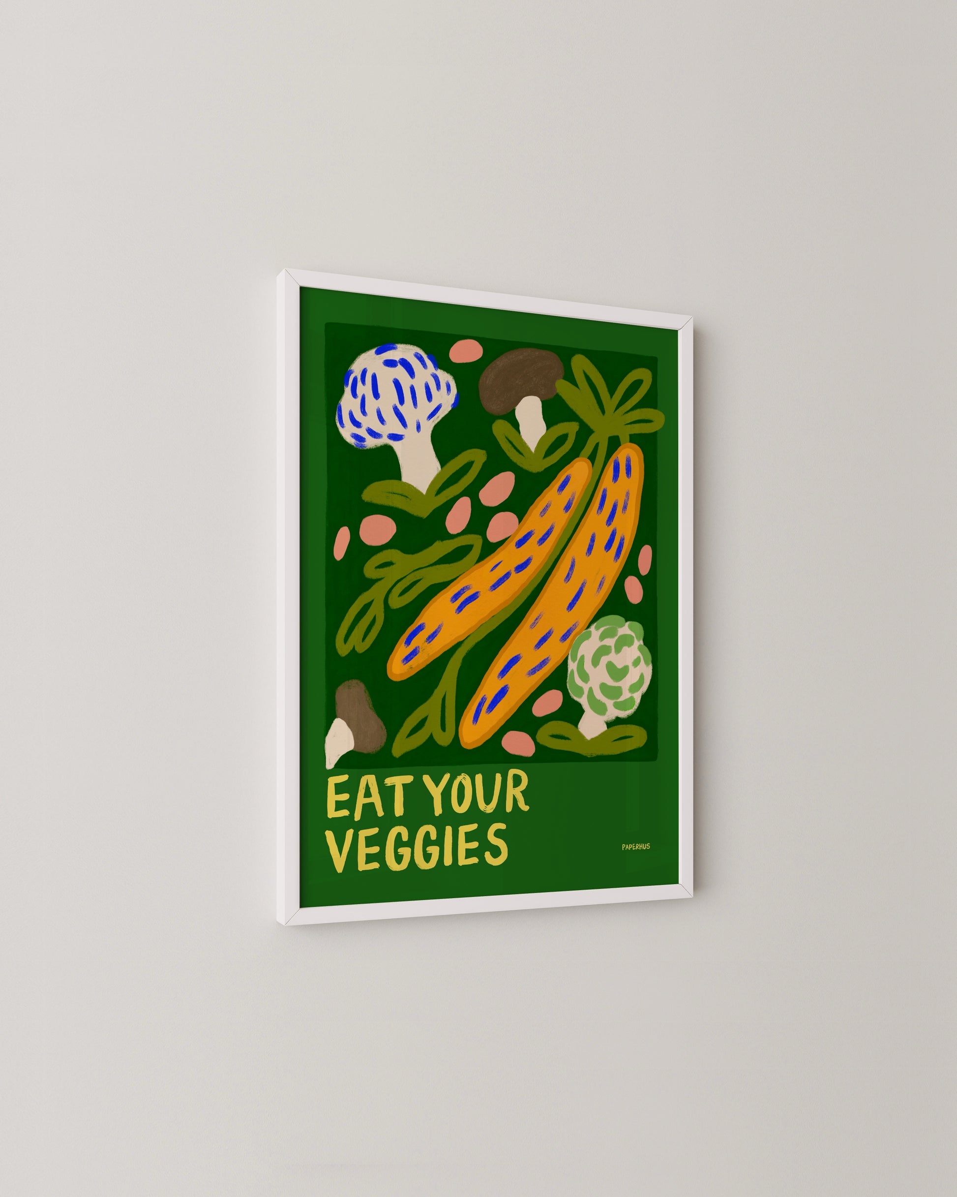 Eat Your Veggies Print- Wall Art -Paperhus- Printable wall art - Instant downloads - DIY home decor -Paperhus