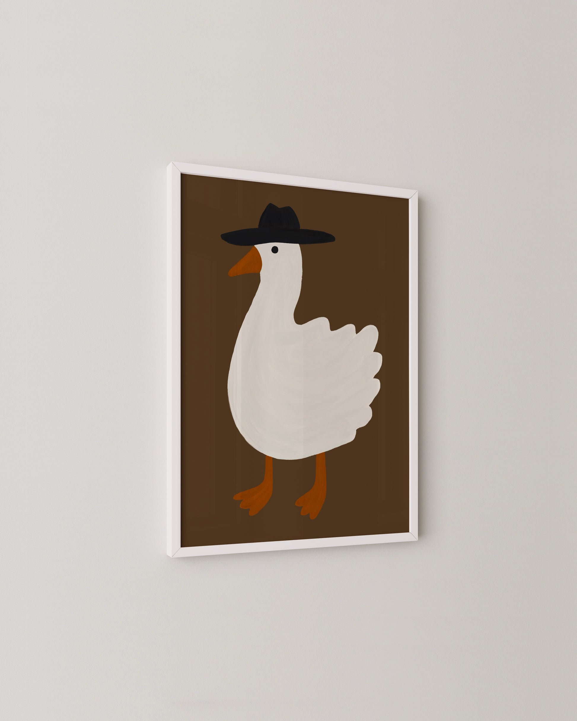 Goose In A Hat Print- Wall Art -Paperhus- Printable wall art - Instant downloads - DIY home decor -Paperhus