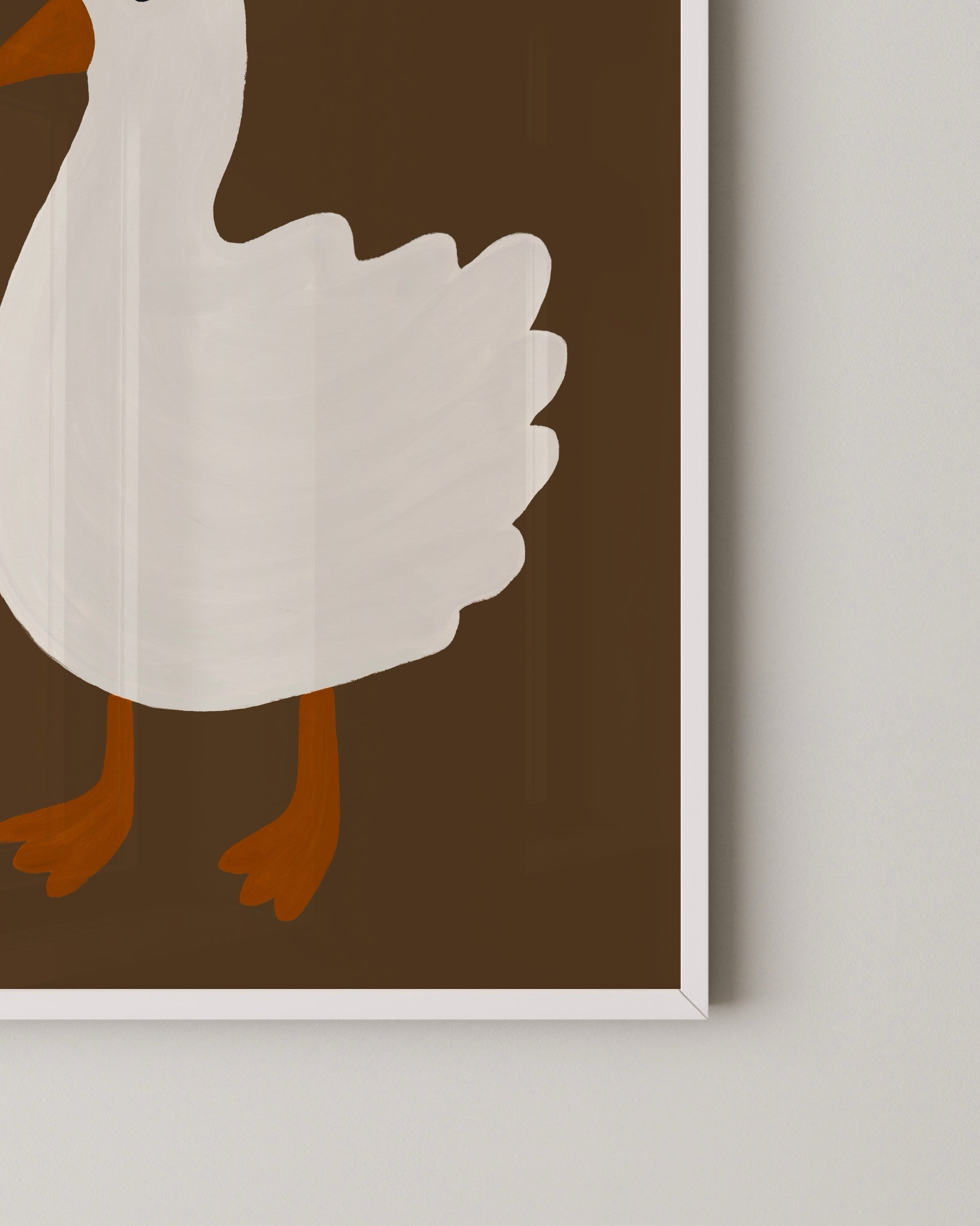Goose In A Hat Print- Wall Art -Paperhus- Printable wall art - Instant downloads - DIY home decor -Paperhus