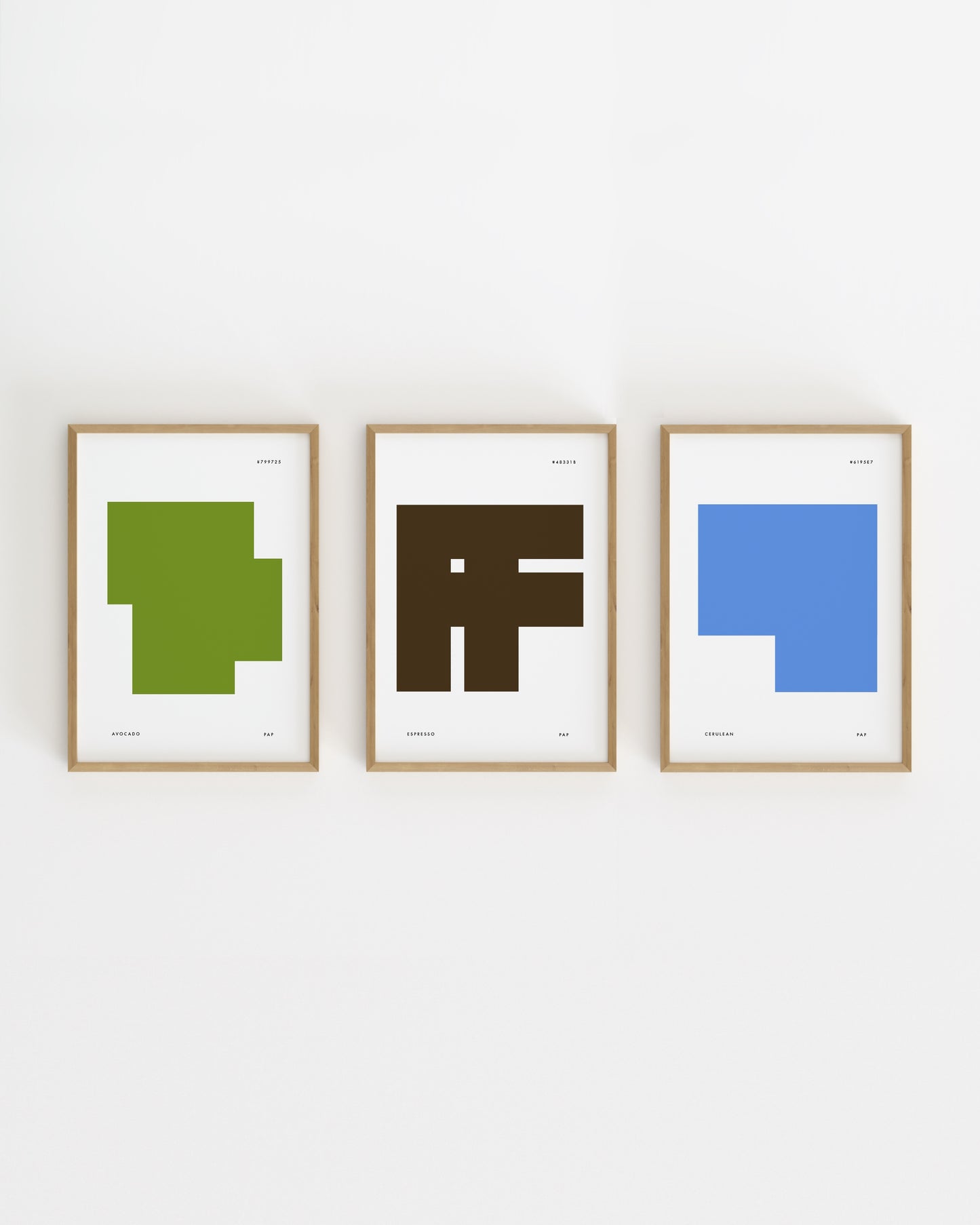 Colour Palette. Set Of 3 printable wall art by Paperhus