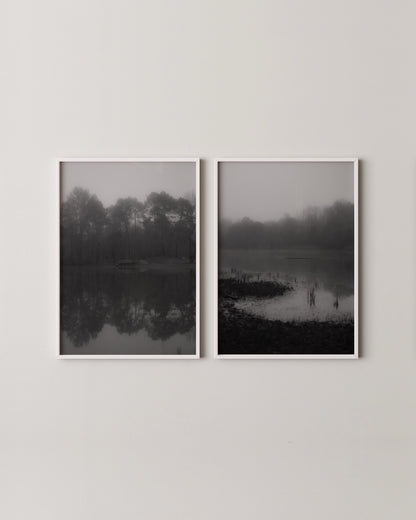 Misty Lake Print- Wall Art -Paperhus- Printable wall art - Instant downloads - DIY home decor -Paperhus
