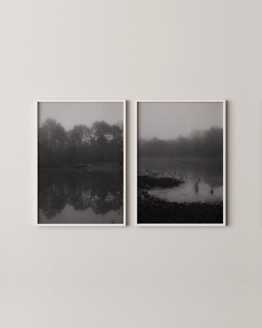 Misty Lake Print- Wall Art -Paperhus- Printable wall art - Instant downloads - DIY home decor -Paperhus