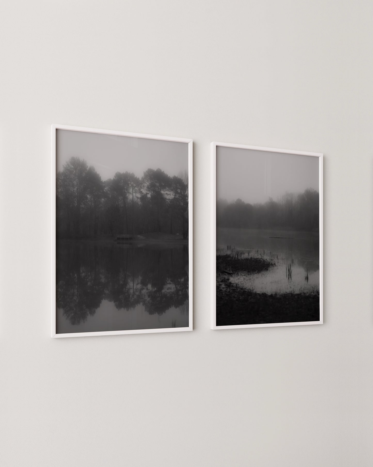 Misty Lake Print- Wall Art -Paperhus- Printable wall art - Instant downloads - DIY home decor -Paperhus