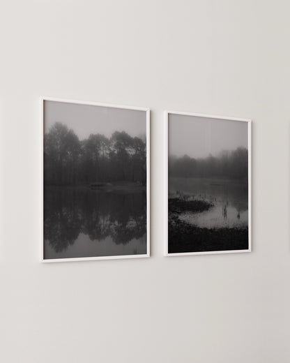 Misty Lake Print- Wall Art -Paperhus- Printable wall art - Instant downloads - DIY home decor -Paperhus