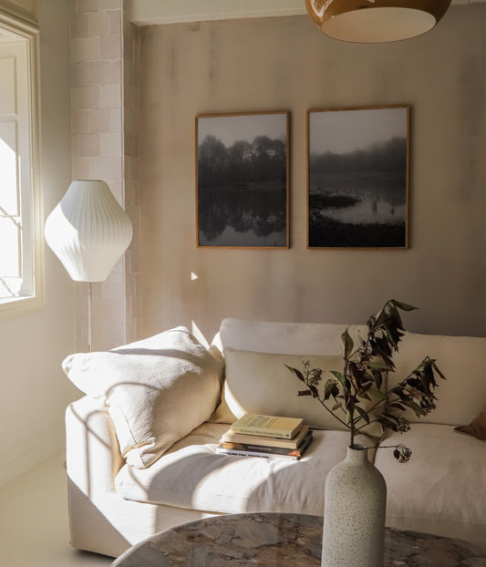 Misty Lake Photography. Set Of 2 printable wall art by Paperhus