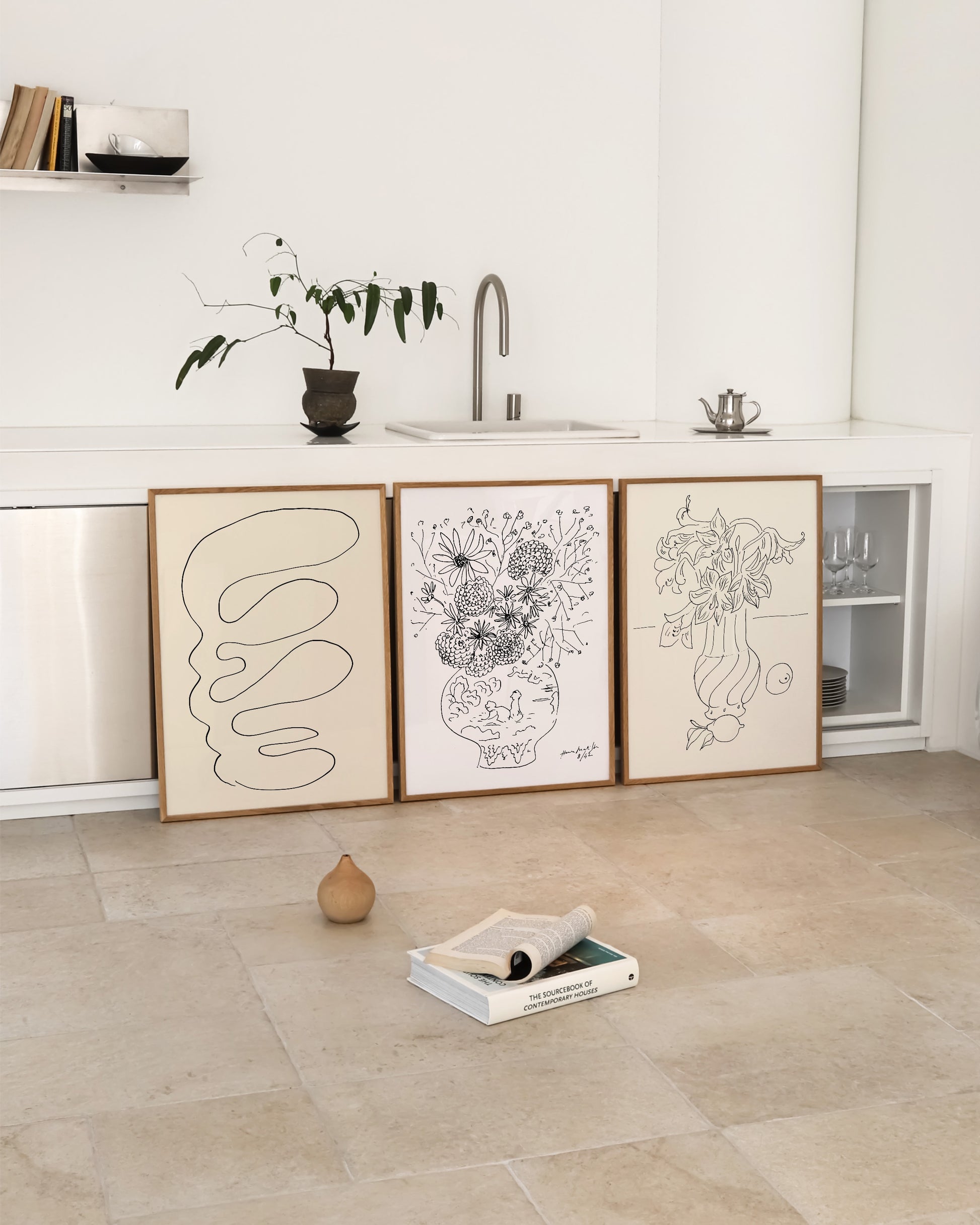 Matisse Set Of 3- Wall Art -Paperhus- Printable wall art - Instant downloads - DIY home decor -Paperhus
