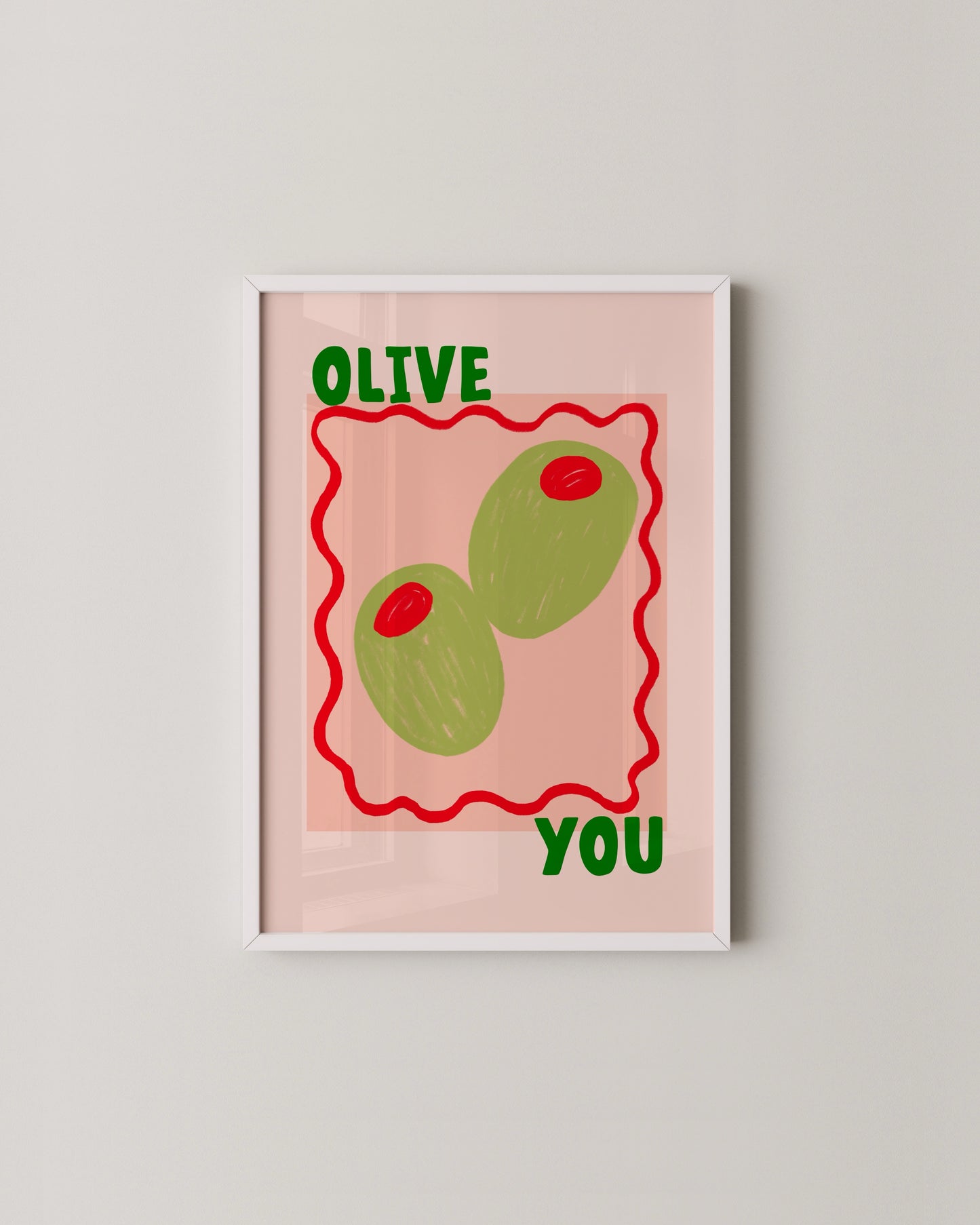Olive You Print- Wall Art -Paperhus- Printable wall art - Instant downloads - DIY home decor -Paperhus