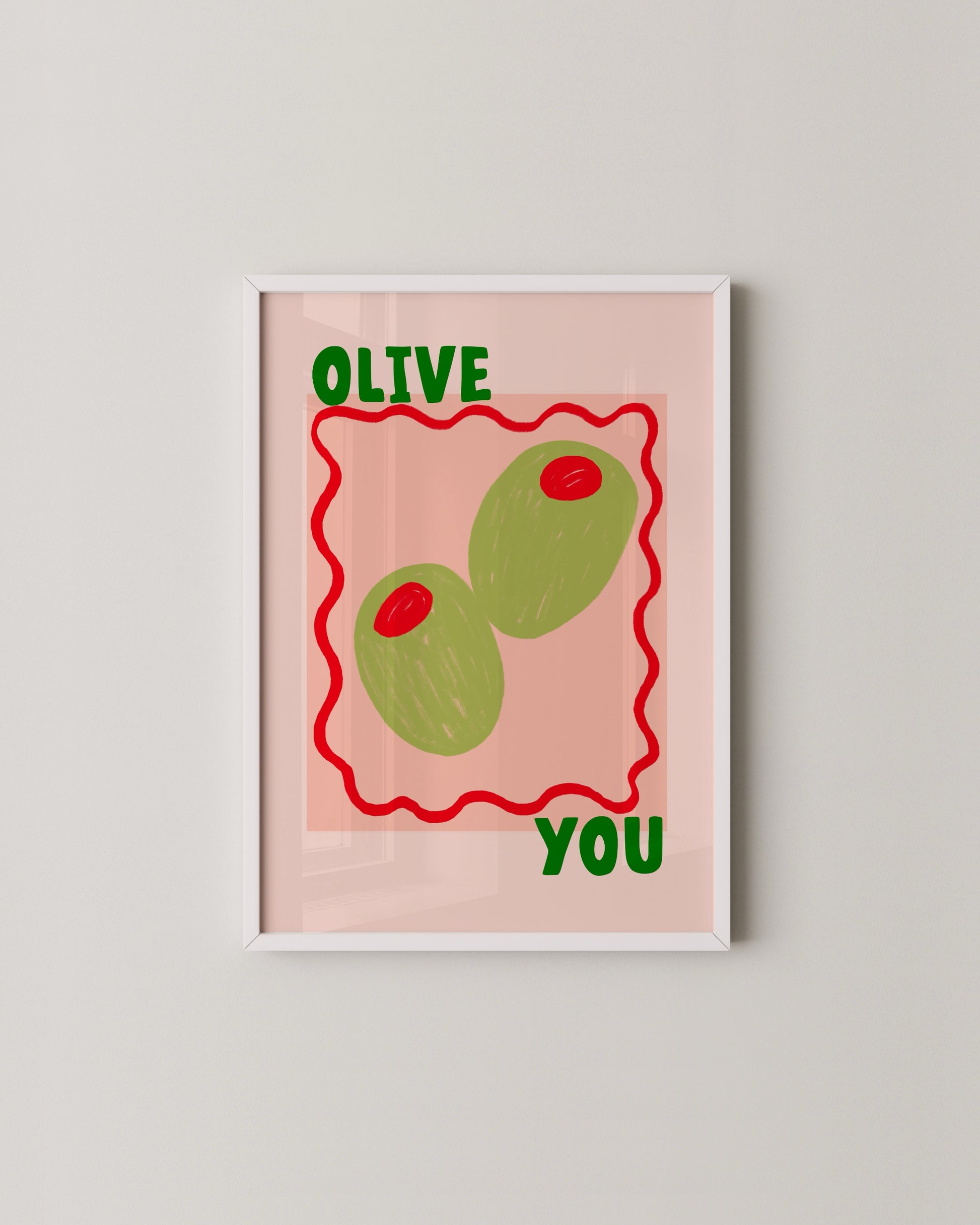 Olive You Print- Wall Art -Paperhus- Printable wall art - Instant downloads - DIY home decor -Paperhus