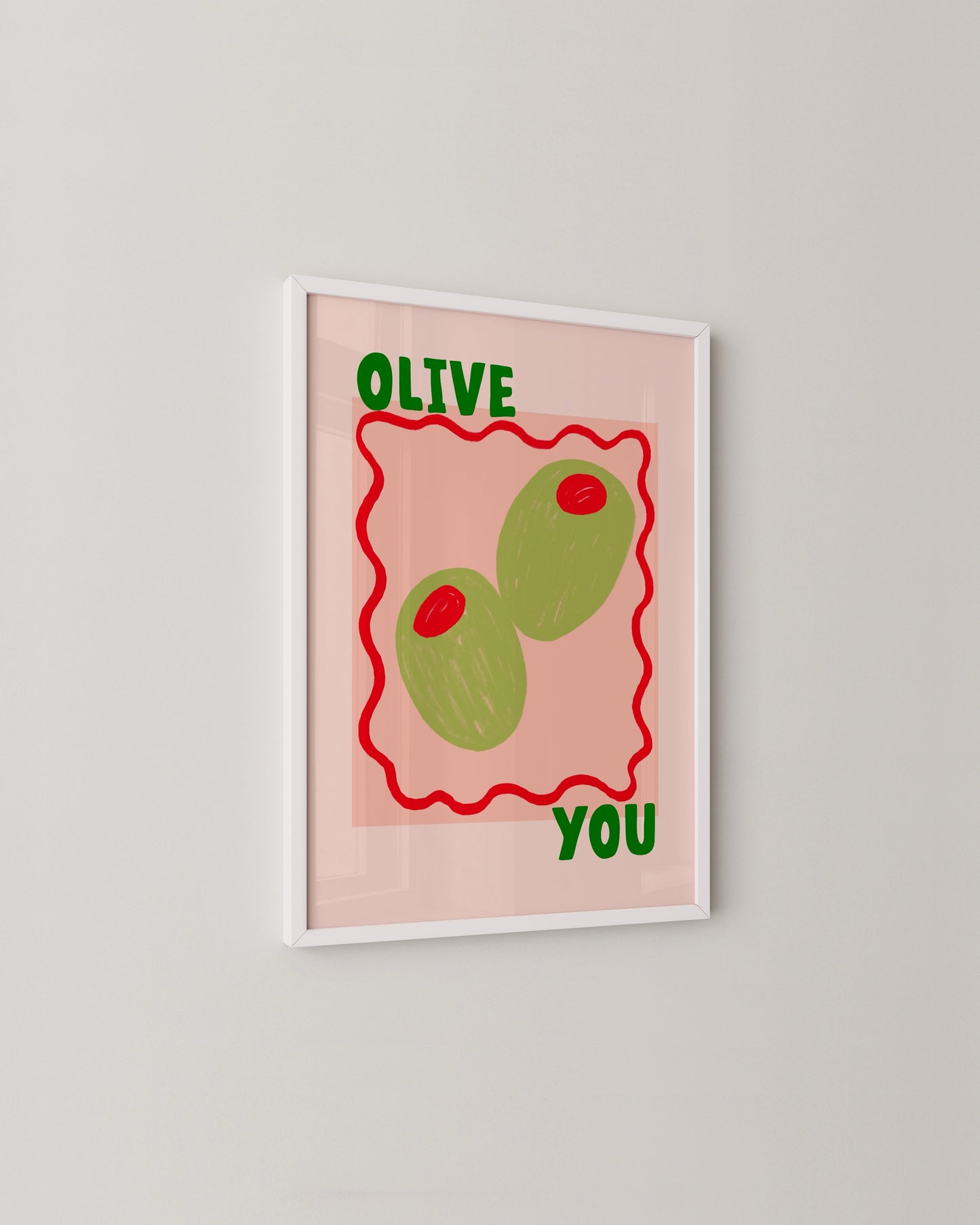 Olive You Print- Wall Art -Paperhus- Printable wall art - Instant downloads - DIY home decor -Paperhus