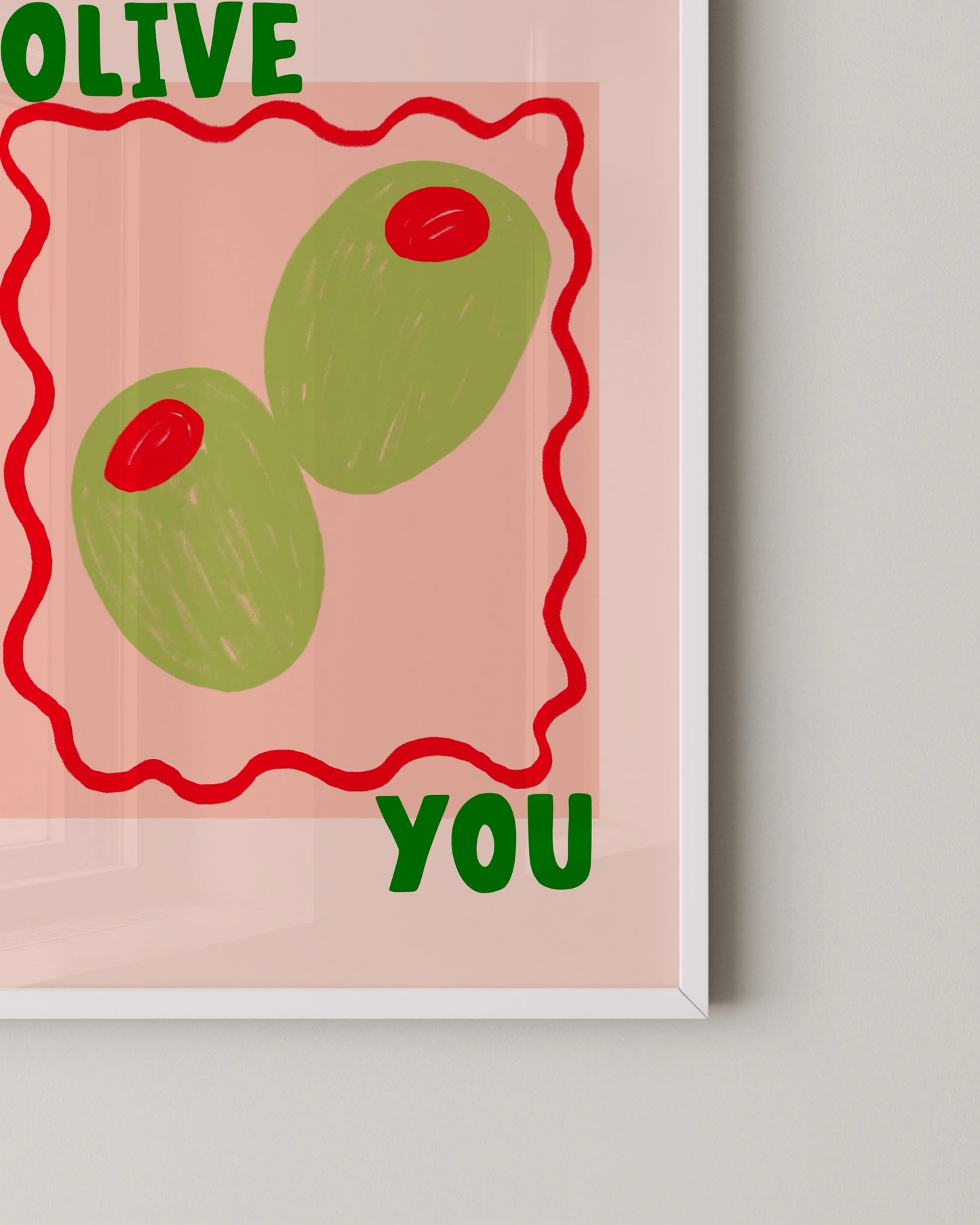Olive You Print- Wall Art -Paperhus- Printable wall art - Instant downloads - DIY home decor -Paperhus