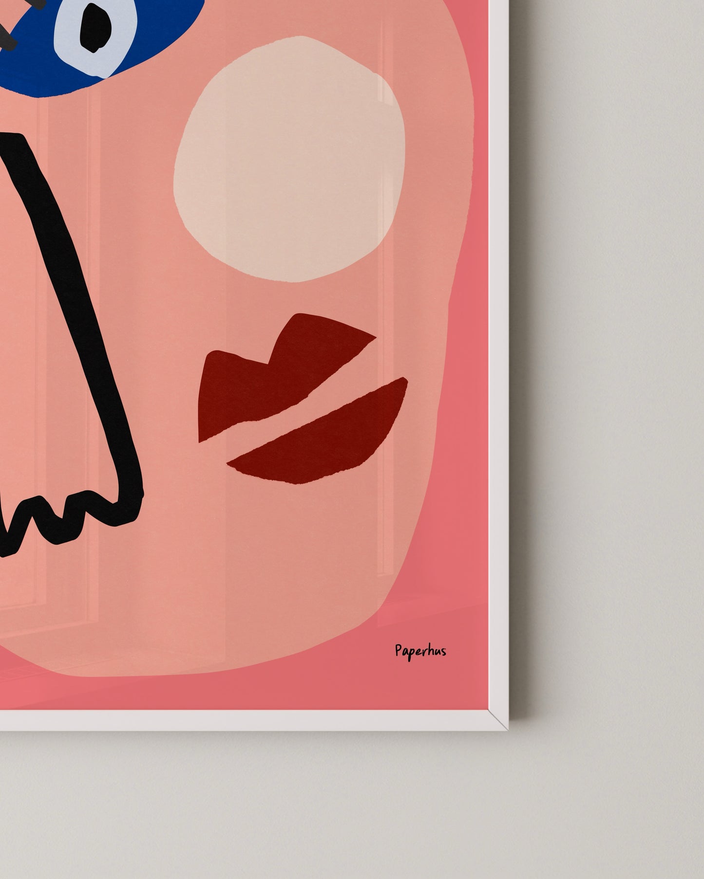 Abstract Face Print- Wall Art -Paperhus- Printable wall art - Instant downloads - DIY home decor -Paperhus