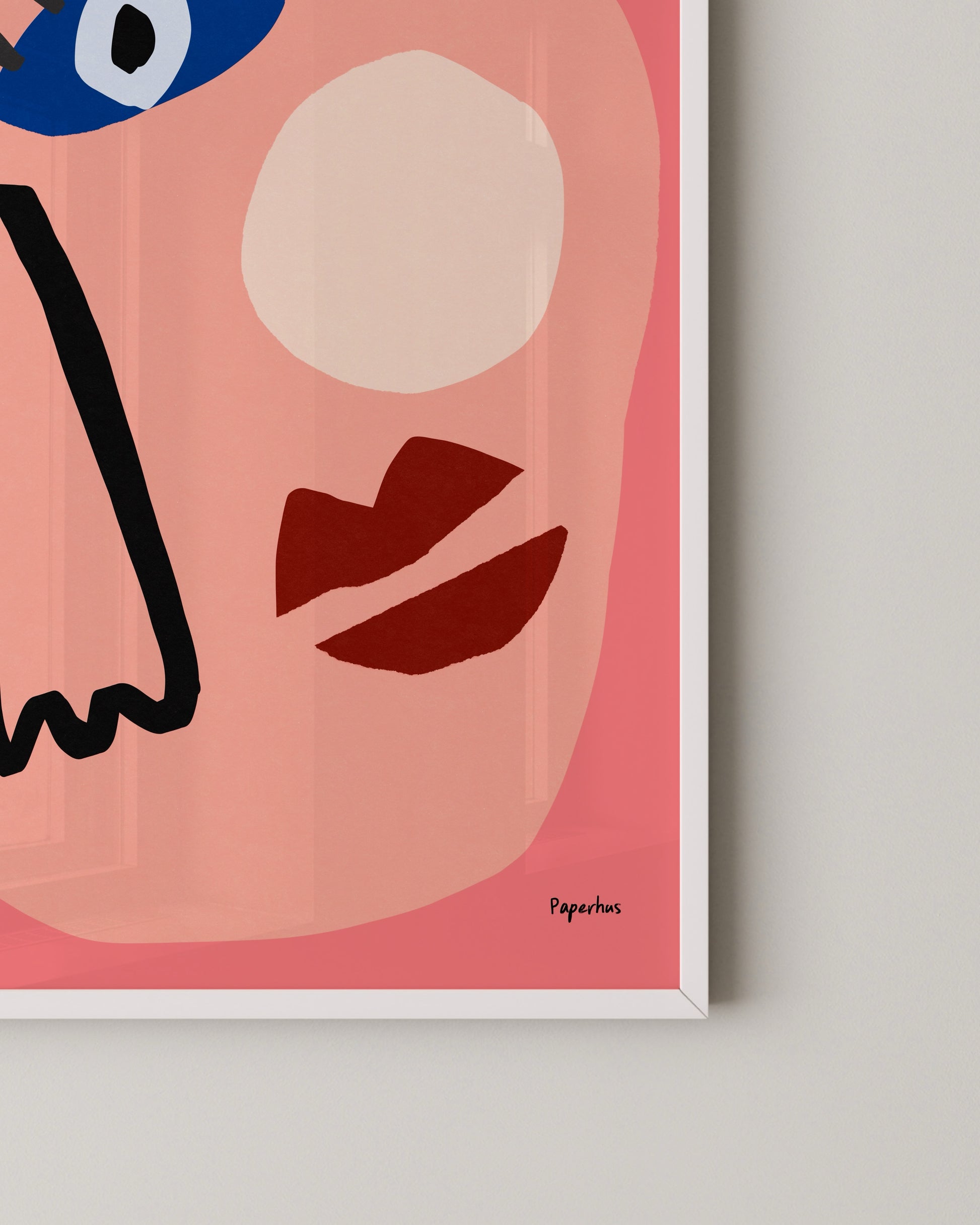 Abstract Face Print- Wall Art -Paperhus- Printable wall art - Instant downloads - DIY home decor -Paperhus