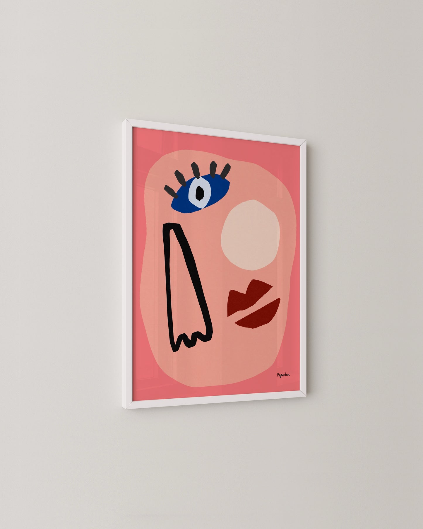 Abstract Face Print- Wall Art -Paperhus- Printable wall art - Instant downloads - DIY home decor -Paperhus