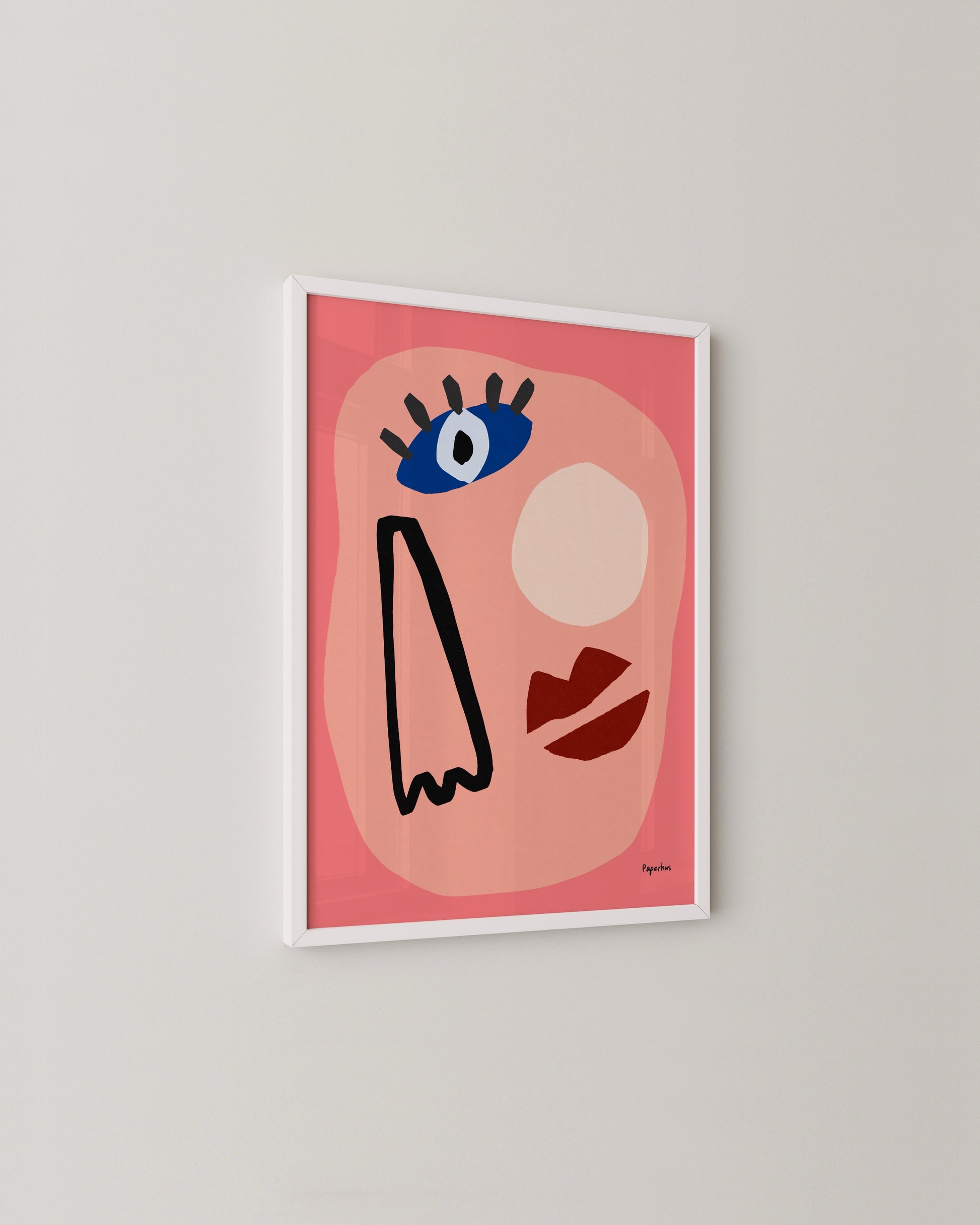 Abstract Face Print- Wall Art -Paperhus- Printable wall art - Instant downloads - DIY home decor -Paperhus