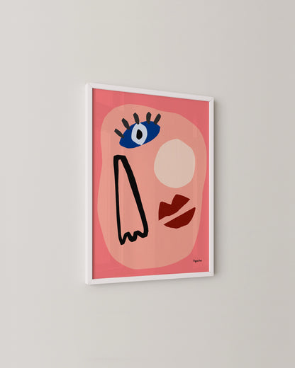 Abstract Face Print- Wall Art -Paperhus- Printable wall art - Instant downloads - DIY home decor -Paperhus
