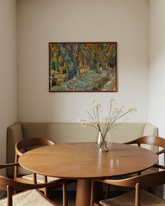 Van Gogh. The Large Plane Trees printable wall art by Paperhus