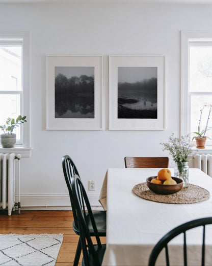 Misty Lake Photography. Set Of 2