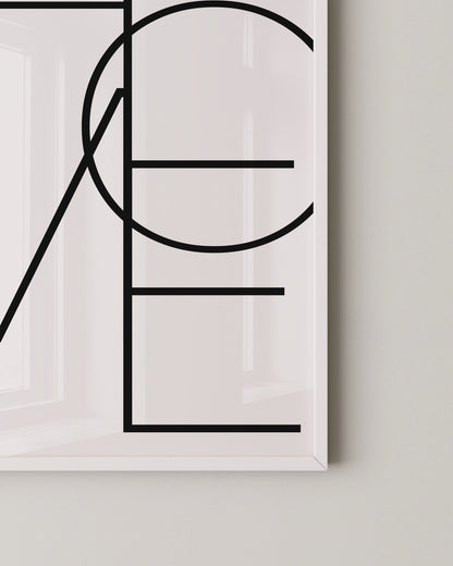 Minimal HOME Typography Print- Wall Art -Paperhus- Printable wall art - Instant downloads - DIY home decor -Paperhus
