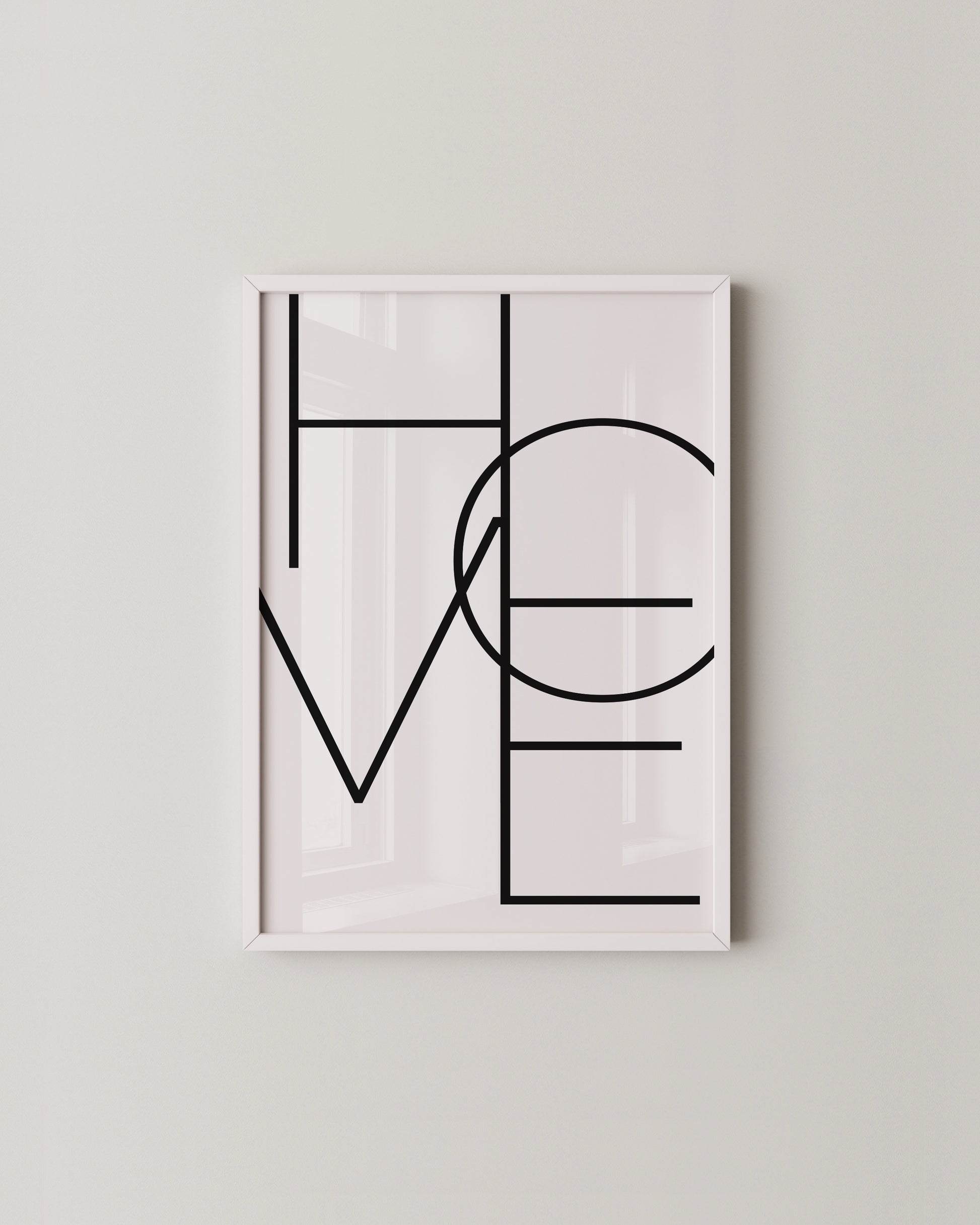Minimal HOME Typography Print- Wall Art -Paperhus- Printable wall art - Instant downloads - DIY home decor -Paperhus