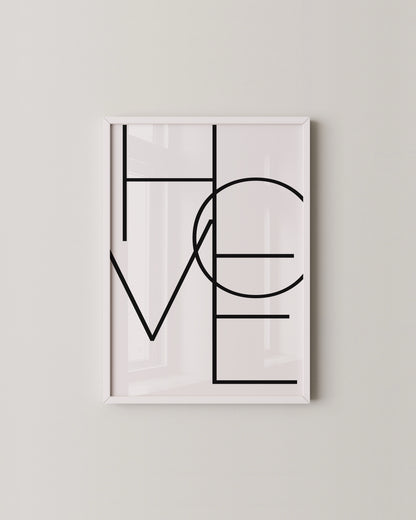 Minimal HOME Typography Print- Wall Art -Paperhus- Printable wall art - Instant downloads - DIY home decor -Paperhus