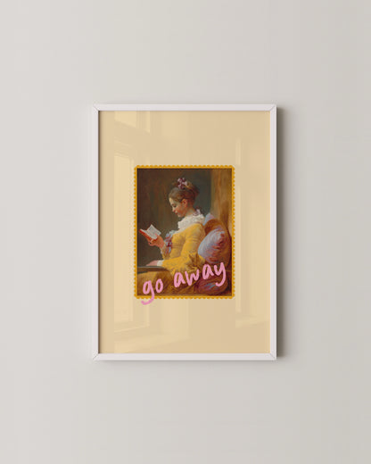 Go Away Print- Wall Art -Paperhus- Printable wall art - Instant downloads - DIY home decor -Paperhus