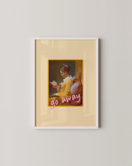 Go Away Print- Wall Art -Paperhus- Printable wall art - Instant downloads - DIY home decor -Paperhus