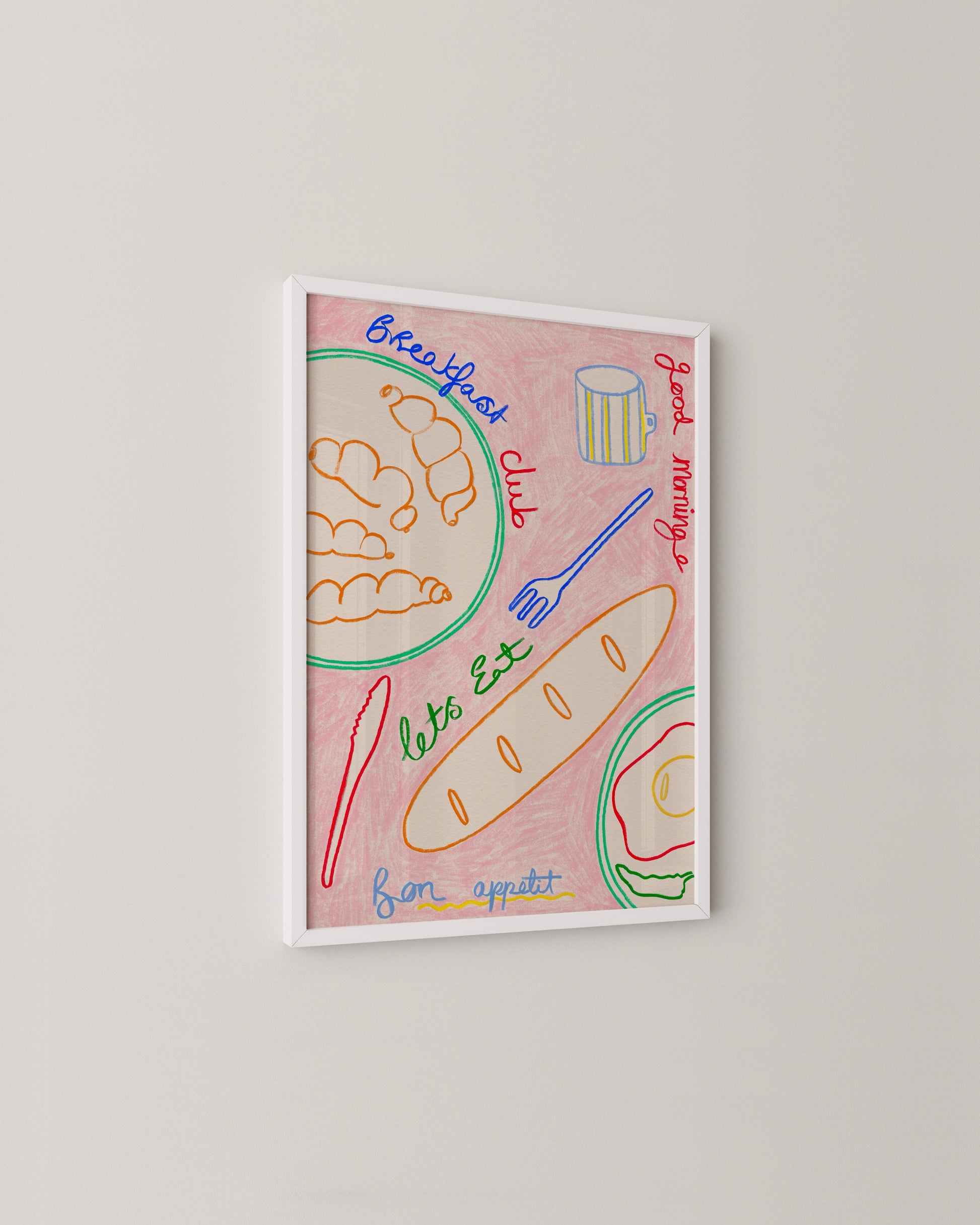 Breakfast Club Art Print- Wall Art -Paperhus- Printable wall art - Instant downloads - DIY home decor -Paperhus
