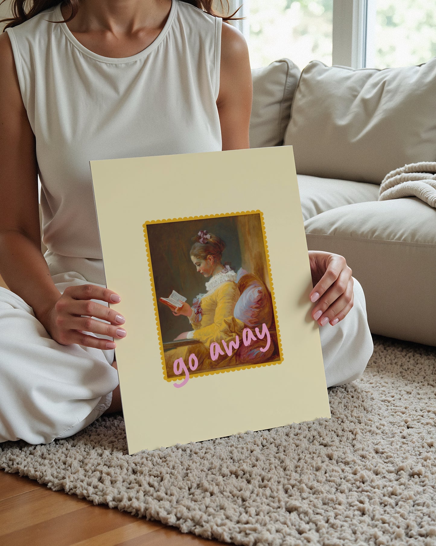 Go Away Print- Wall Art -Paperhus- Printable wall art - Instant downloads - DIY home decor -Paperhus