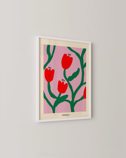 Tulip Print- Wall Art -Paperhus- Printable wall art - Instant downloads - DIY home decor -Paperhus