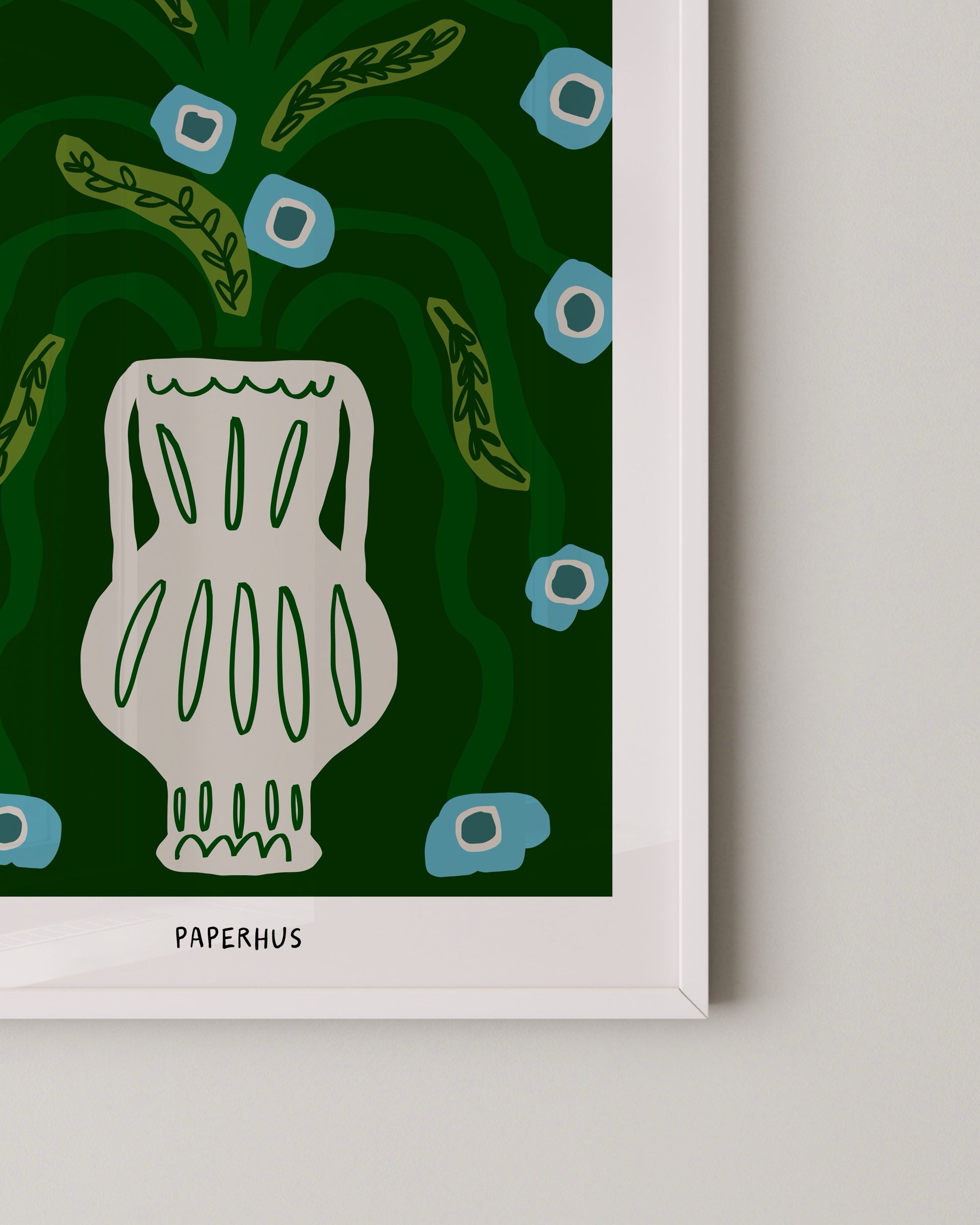 Botanical Vase Print- Wall Art -Paperhus- Printable wall art - Instant downloads - DIY home decor -Paperhus