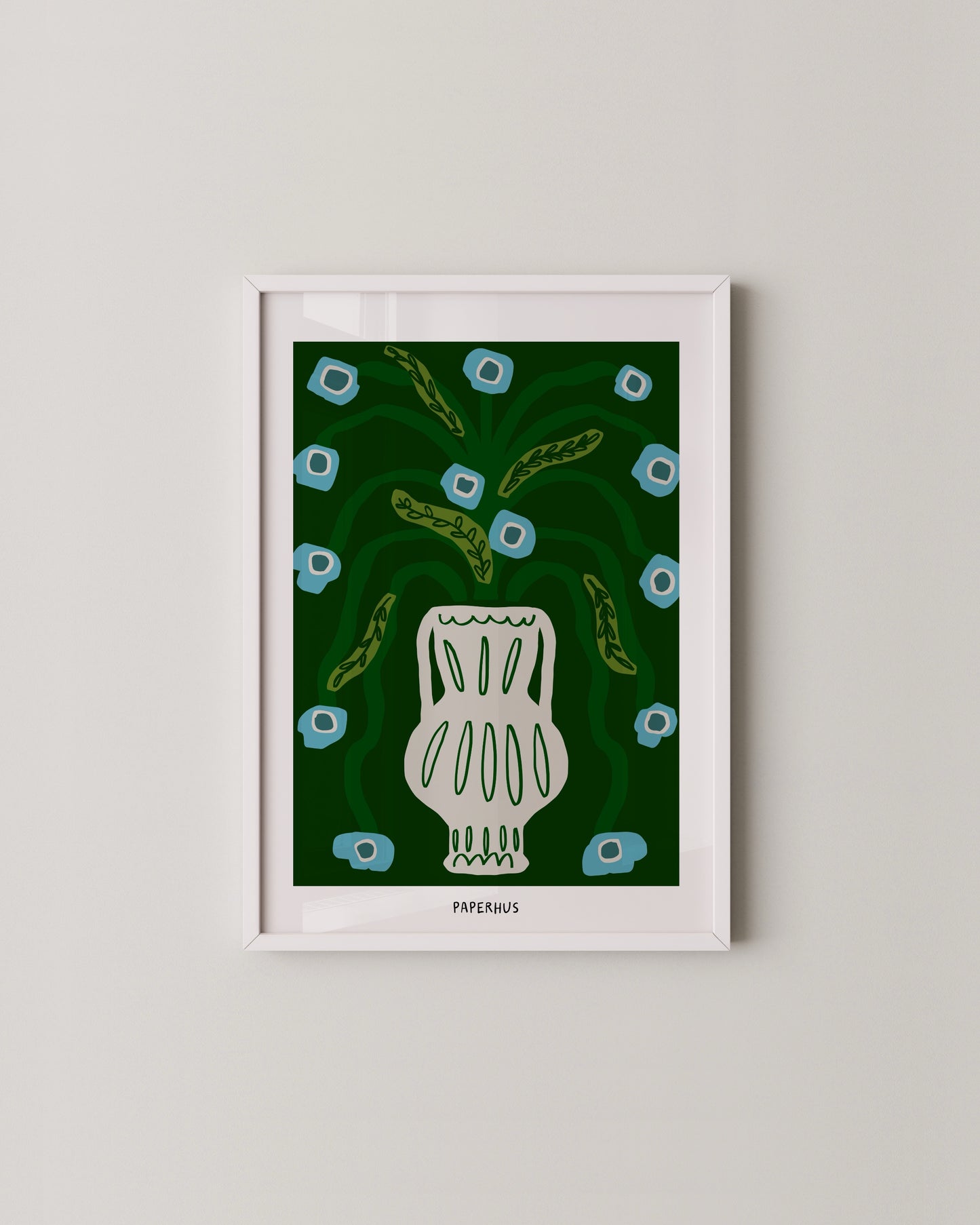 Botanical Vase Print- Wall Art -Paperhus- Printable wall art - Instant downloads - DIY home decor -Paperhus