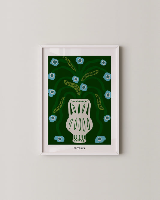 Botanical Vase Print- Wall Art -Paperhus- Printable wall art - Instant downloads - DIY home decor -Paperhus