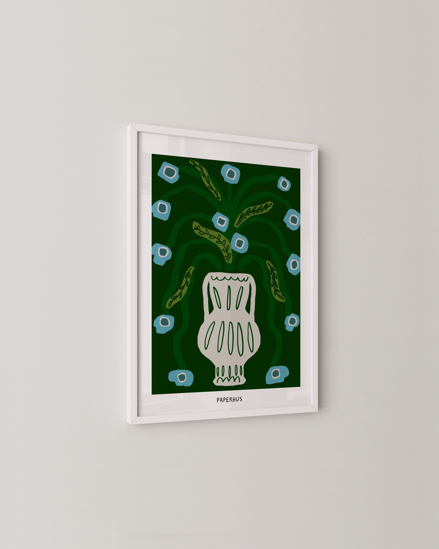 Botanical Vase Print- Wall Art -Paperhus- Printable wall art - Instant downloads - DIY home decor -Paperhus