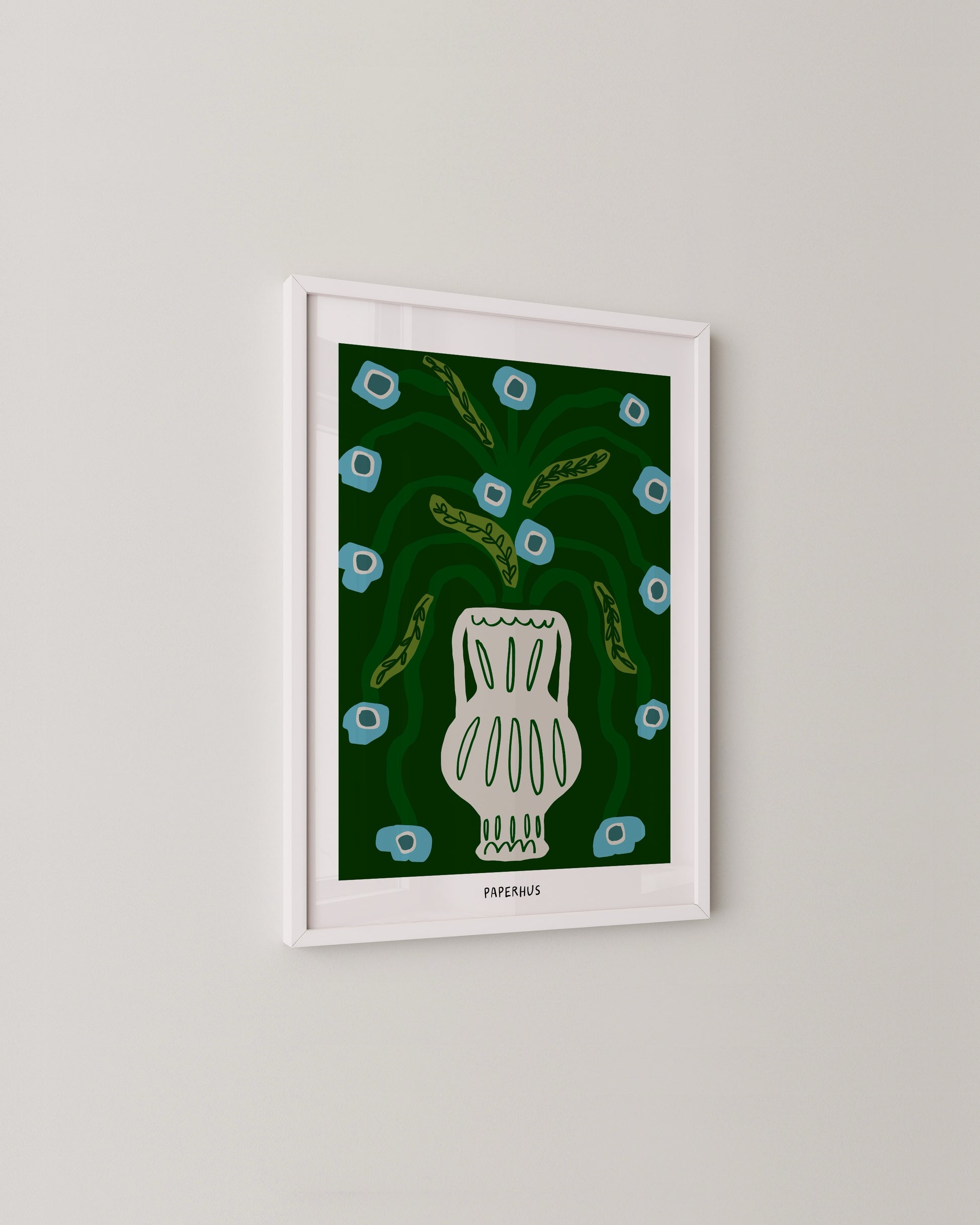 Botanical Vase Print- Wall Art -Paperhus- Printable wall art - Instant downloads - DIY home decor -Paperhus