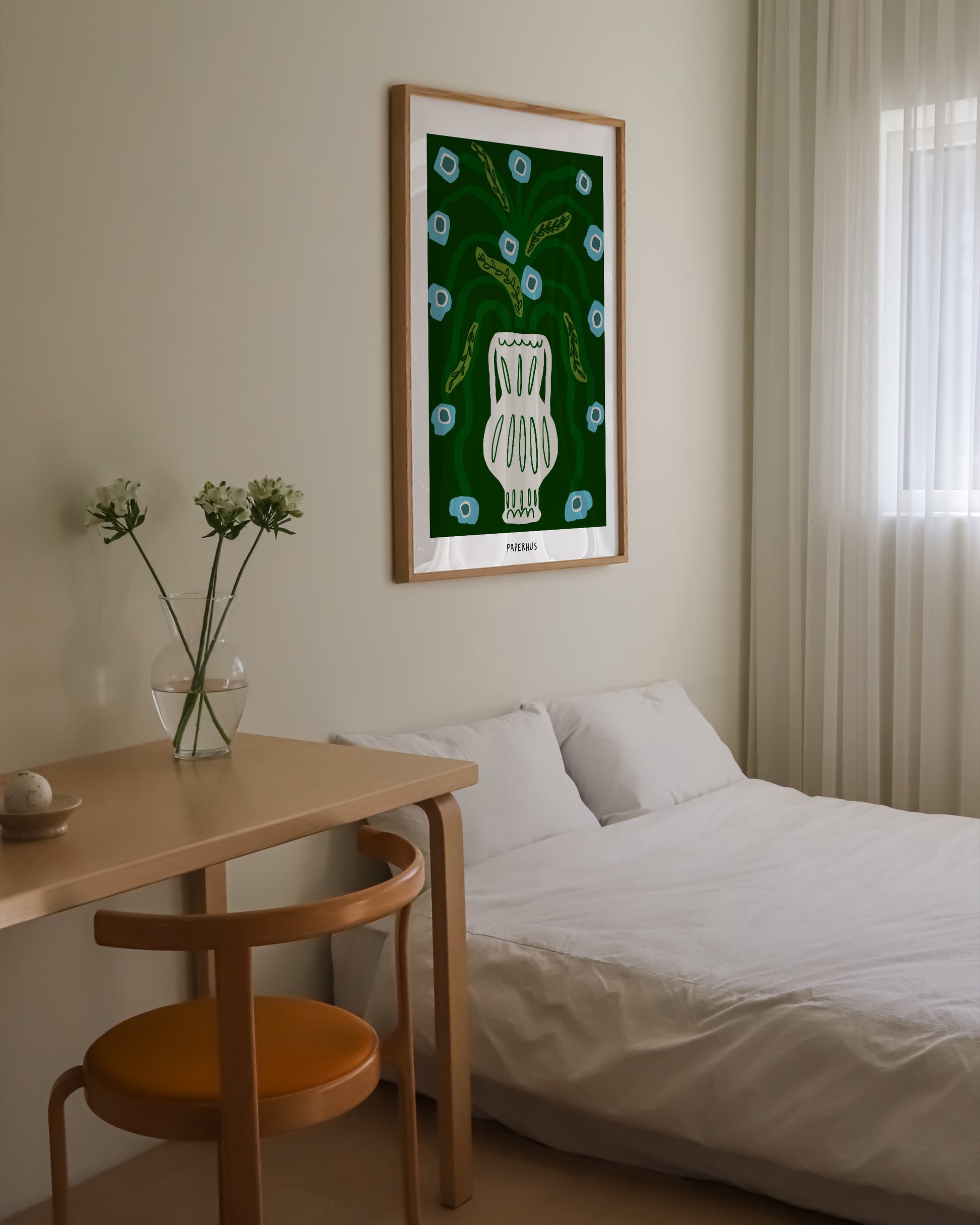 Botanical Vase Print- Wall Art -Paperhus- Printable wall art - Instant downloads - DIY home decor -Paperhus