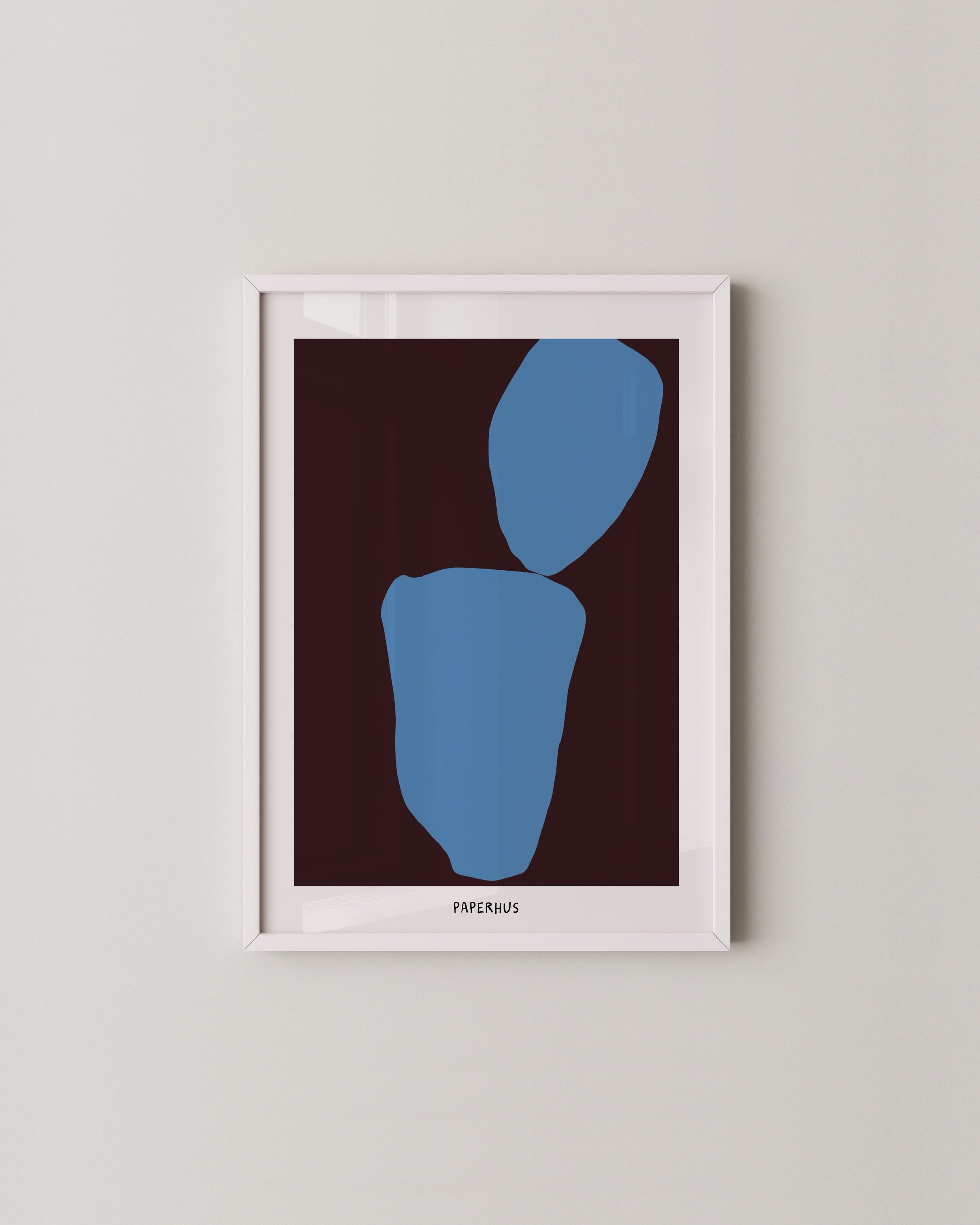 Blue Burgundy Print- Wall Art -Paperhus- Printable wall art - Instant downloads - DIY home decor -Paperhus