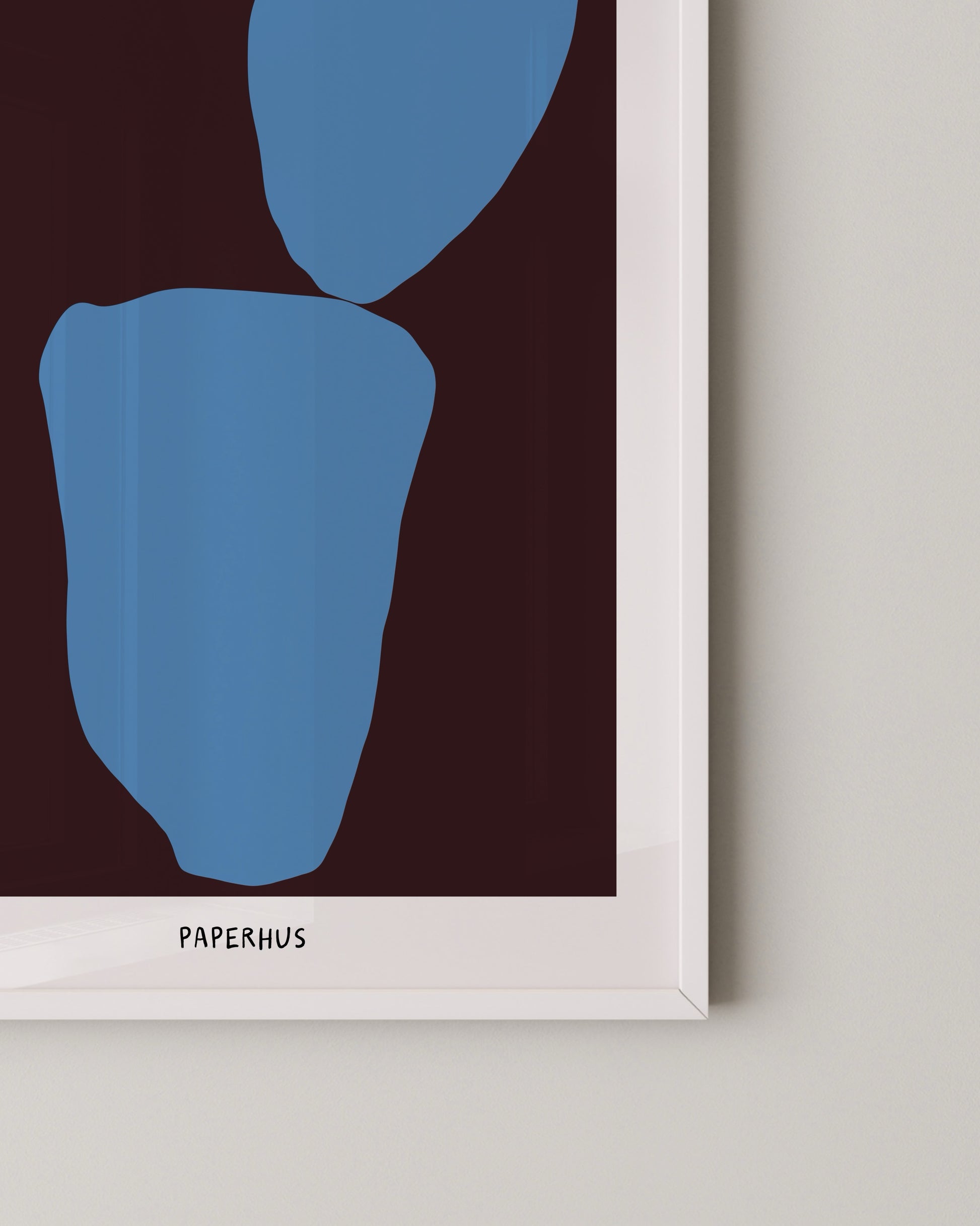 Blue Burgundy Print- Wall Art -Paperhus- Printable wall art - Instant downloads - DIY home decor -Paperhus